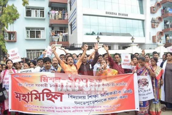 Sacked Tripura teachers seek continued service